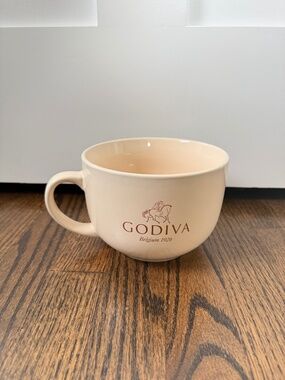 Godiva Belgium 1926 Ceramic Coffee Mug Soup Bowl Oversized | NWOT
